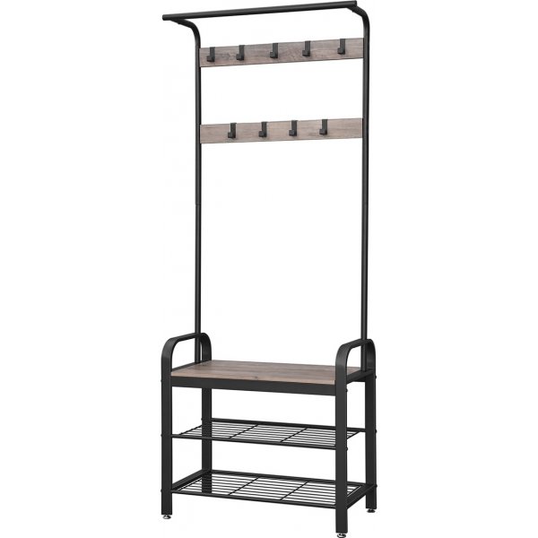 Furir aulakalusteet 72 cm - Harmaa-beige/musta Furir aulakalusteet 72 cm - Harmaa-beige/musta