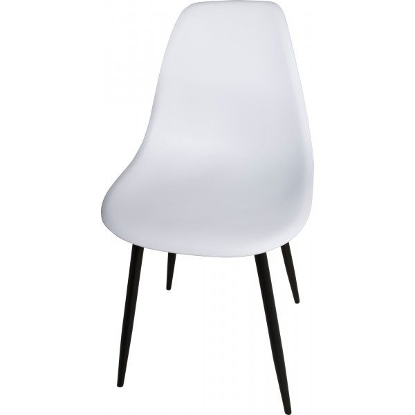 Bridge-ruokailutuoli - Valkoinen muovi