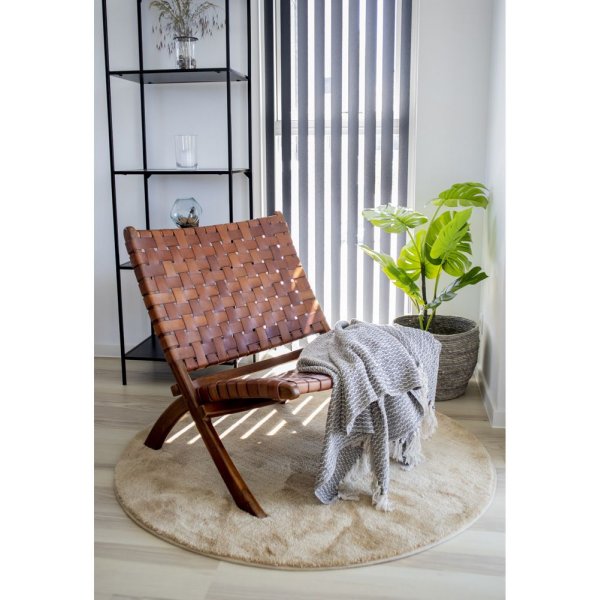 Perugia nojatuoli - ruskea/tiikki Perugia nojatuoli - ruskea/tiikki