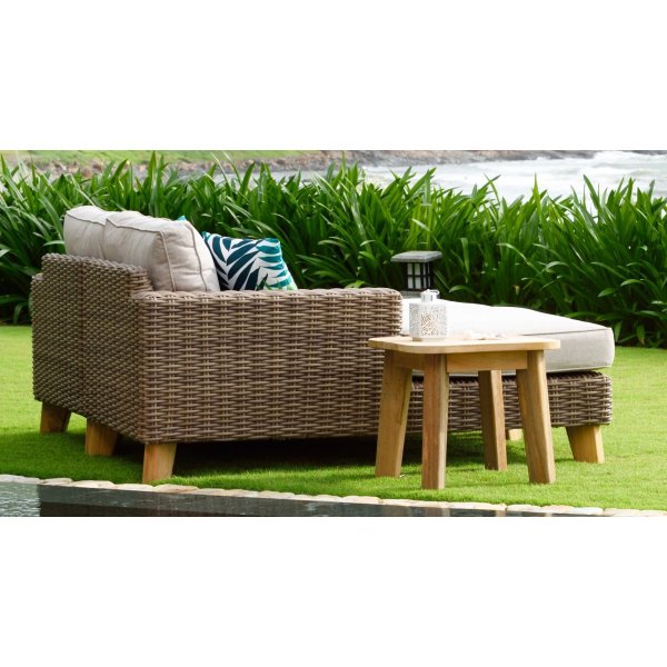 Bahama lounge ryhmä 3 - beige/tiikki Bahama lounge ryhmä 3 - beige/tiikki