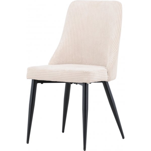 Leone ruokatuoli - beige vakosametti Leone ruokatuoli - beige vakosametti