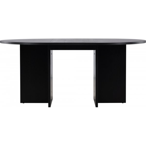 Strada ruokap�yt� 120-170 x 120 cm - Musta