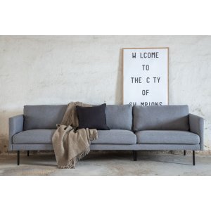 Eden 3-istuttava XL sohva - Harmaa kangas