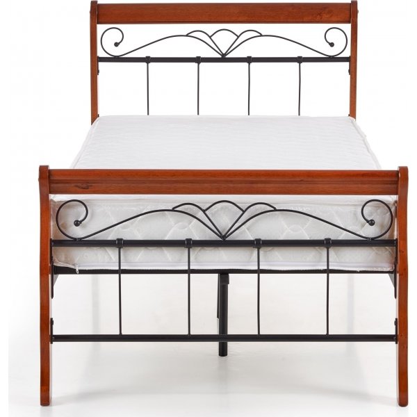 Anika- sängynrunko - 90cm - Antiikki / Kirsikka / Musta Anika- sängynrunko - 90cm - Antiikki / Kirsikka / Musta