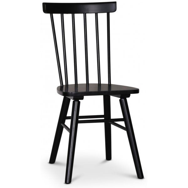 Omni ruokailuryhmä, pyöreä ruokapöytä Ø130 cm sis. 4 Orust mustaa uloketuolia - Savunvärinen tammi Omni ruokailuryhmä, pyöreä ruokapöytä Ø130 cm sis. 4 Orust mustaa uloketuolia - Savunvärinen tammi