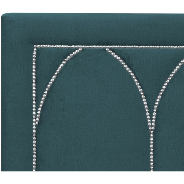 Dalarö-sängynpääty (Sininen sametti) - Valinnainen leveys Dalarö-sängynpääty (Sininen sametti) - Valinnainen leveys