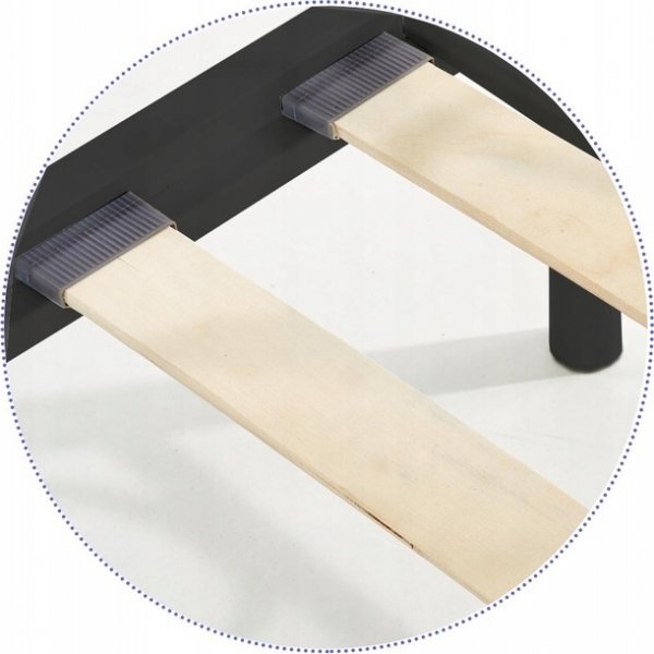 Bahia musta sngynrunko 90x200 cm