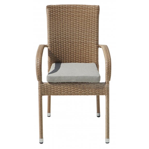 Ulkotuoli tyynyllä, pinottava Ulkotuoli tyynyllä, pinottava