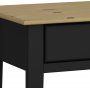 Nola kirjoituspyt 95 x 45 cm - Musta/beige