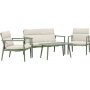 Mazzaro sohvasarja - Vihre/beige
