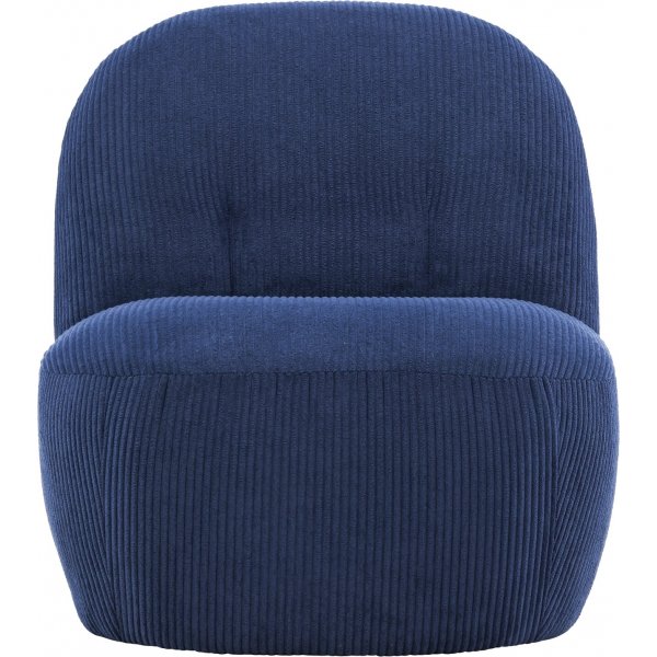 Mahla lepotuoli - Tummansininen vakosametti