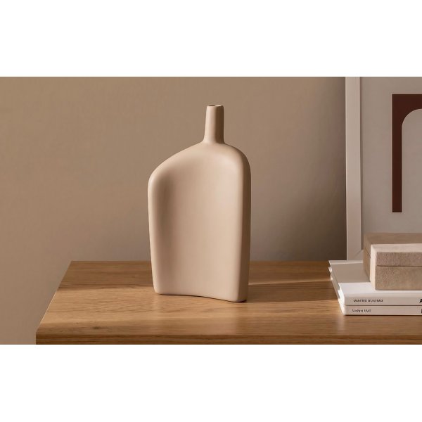 Kolba-maljakko - Vaaleanruskea Kolba-maljakko - Vaaleanruskea