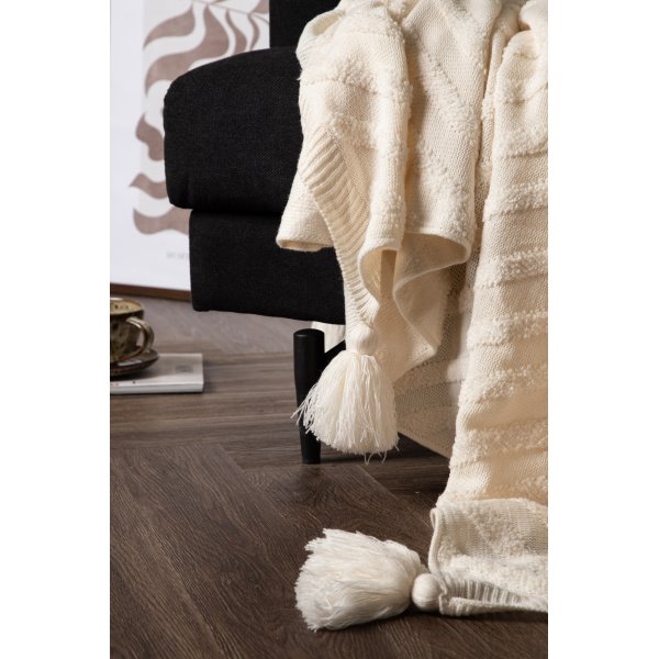 Pleedi 130x170 cm - Valkoinen Pleedi 130x170 cm - Valkoinen