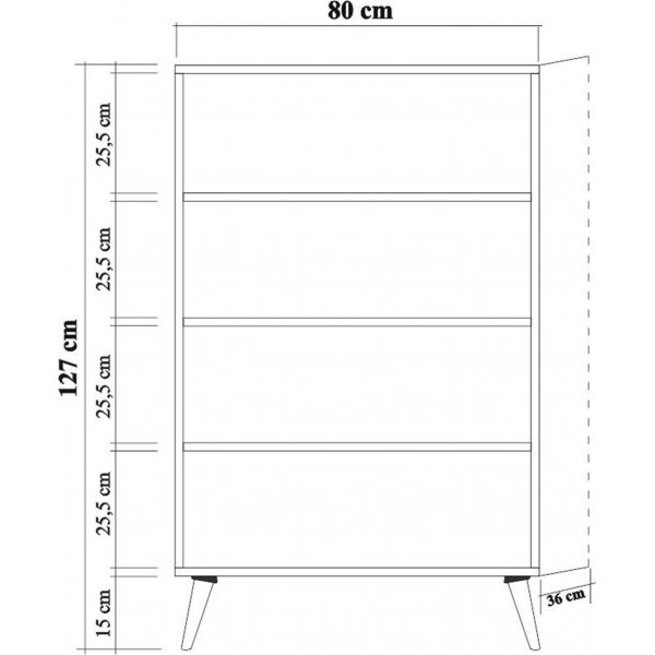 Multibox-kaappi - Sonoma tammi Multibox-kaappi - Sonoma tammi