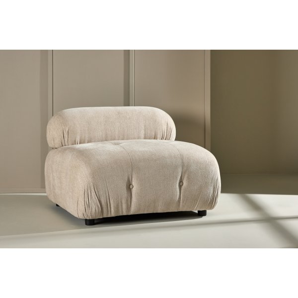 Mika sohvamoduuli - beige/kromi Mika sohvamoduuli - beige/kromi