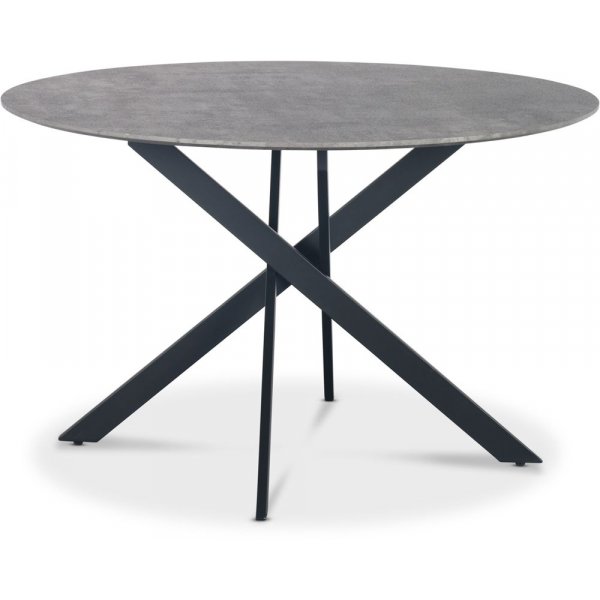 Hogrän ruokapöytä Ø120 cm - Betonijäljitelmä Hogrän ruokapöytä Ø120 cm - Betonijäljitelmä