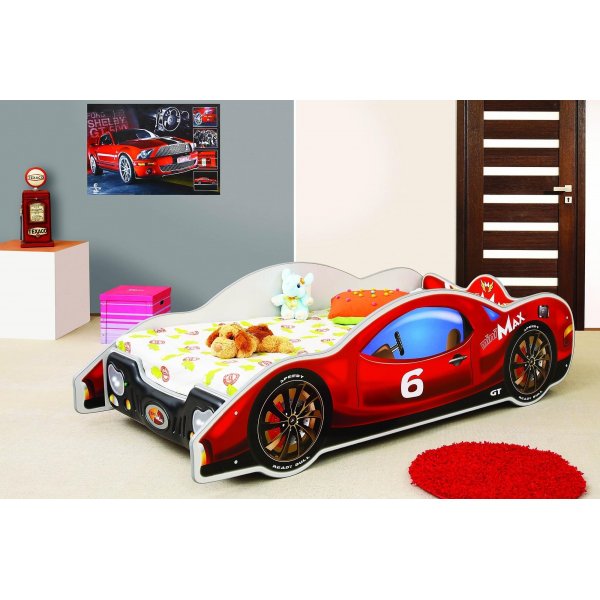 Louie-lastensänky, kilpa-auto - Valinnainen väri ja koko! Louie-lastensänky, kilpa-auto - Valinnainen väri ja koko!