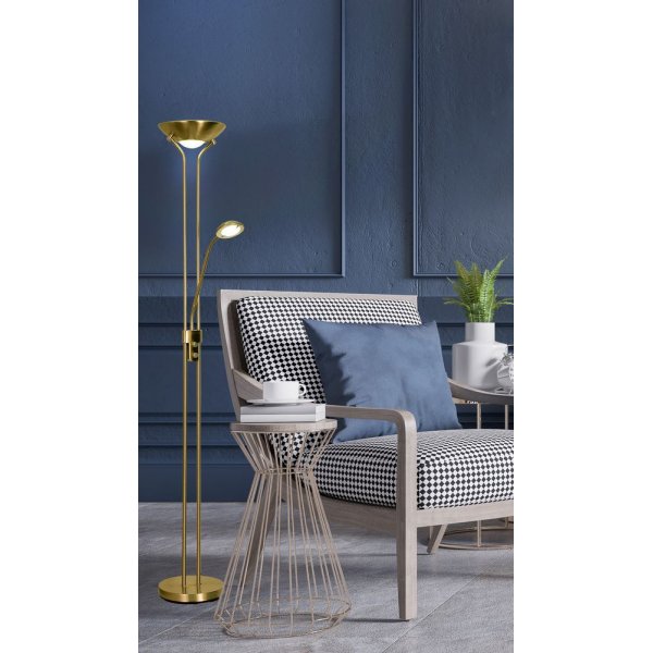 Hieno lattiavalaisin - antiikki Hieno lattiavalaisin - antiikki