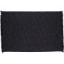 Elton flatwoven villamatto - musta