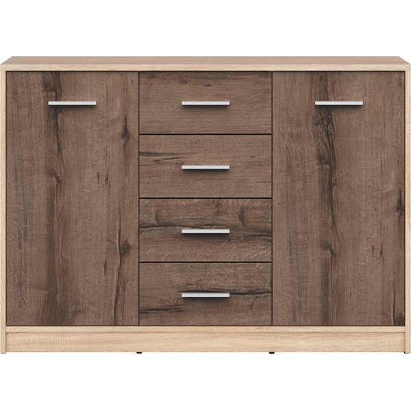 Nepo Plus s�ilytyskalusteet - Sonoma tammi/tumma tammi