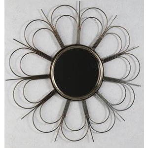 Flower-peili 65 cm - Antiikkinen messinki