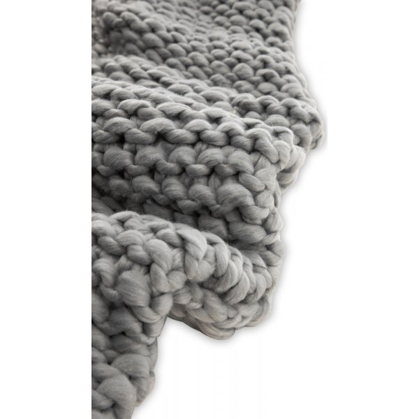Hägg ruudullinen 130x170 cm - Vaaleanharmaa Hägg ruudullinen 130x170 cm - Vaaleanharmaa