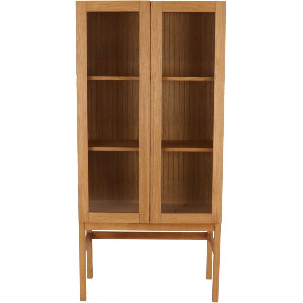 Valhall lasikaappi ljytty tammea