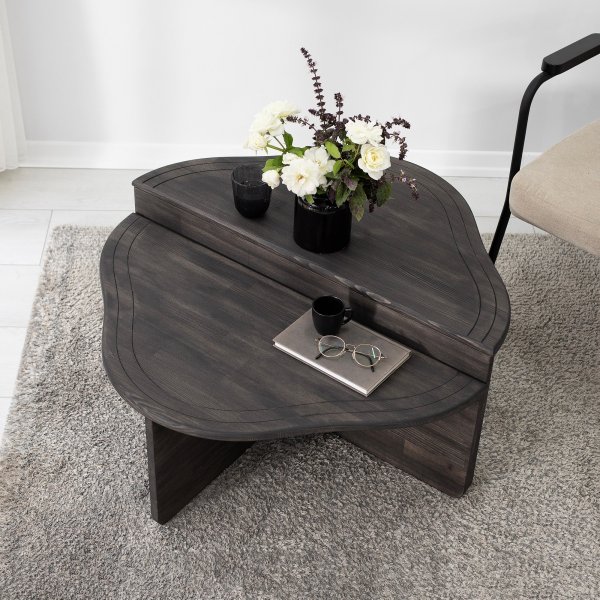 Altopiano sohvapöytä 90 x 45 cm - Antrasiitti Altopiano sohvapöytä 90 x 45 cm - Antrasiitti