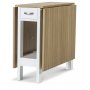 Signum Knock Table - valkoinen/tammi