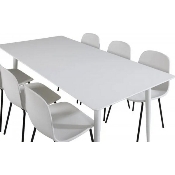 Bridge ruokapöytä 180 cm - Valkoinen Bridge ruokapöytä 180 cm - Valkoinen