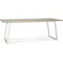 Edge ruokapyt 240x90 cm - Valkoinen korkeapainelaminaatti (HPL) + Huonekalujen jalat
