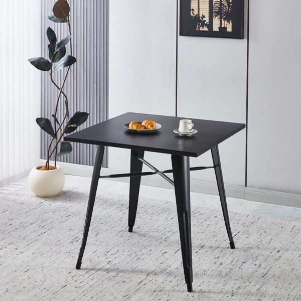 Iris-ruokapöytä 80x80 cm - Musta Iris-ruokapöytä 80x80 cm - Musta