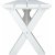 Scottsdale-penkki 140 cm - Valkoinen + Huonekalujen hoitosarja tekstiileille