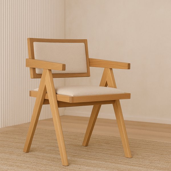 Nojatuoli Tammi / Pellava - Sara