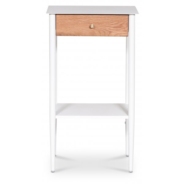 Revel valkoinen yöpöytä tammilaatikolla + Huonekalujen tekstiilien puhdistus Revel valkoinen yöpöytä tammilaatikolla + Huonekalujen tekstiilien puhdistus