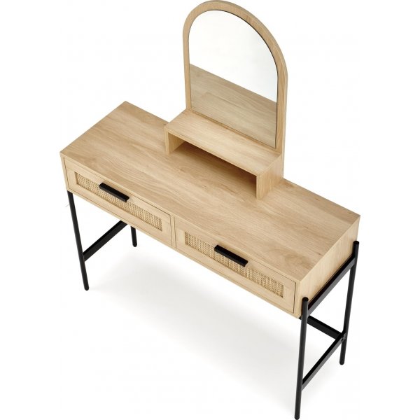 Carmen peilipöytä 104 x 35 cm - Beige/musta Carmen peilipöytä 104 x 35 cm - Beige/musta