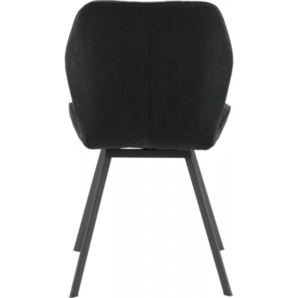 Greta ruokapöydän tuoli - Musta kangas Greta ruokapöydän tuoli - Musta kangas