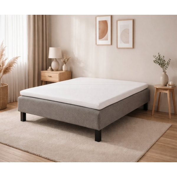 Täydellinen sänky 120x200 cm harmaa - Yhden hengen sänky patjalla ja sängynjaloilla Täydellinen sänky 120x200 cm harmaa - Yhden hengen sänky patjalla ja sängynjaloilla