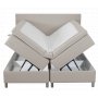 Accent boxbed -snky silytystilalla - 180 x 200 cm - Beige