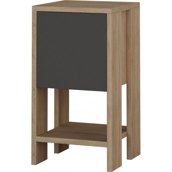 Ema yöpöytä - tammi/antrasiitti Ema yöpöytä - tammi/antrasiitti