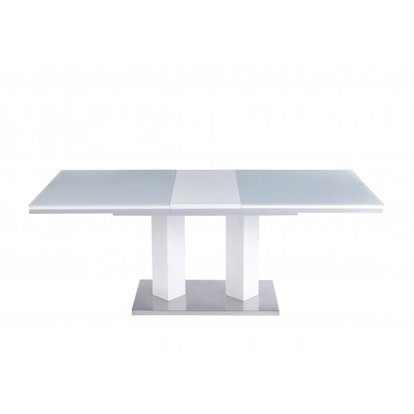 Colombia-ruokapöytä, jatkettava 160-200 cm - Valkoinen Colombia-ruokapöytä, jatkettava 160-200 cm - Valkoinen
