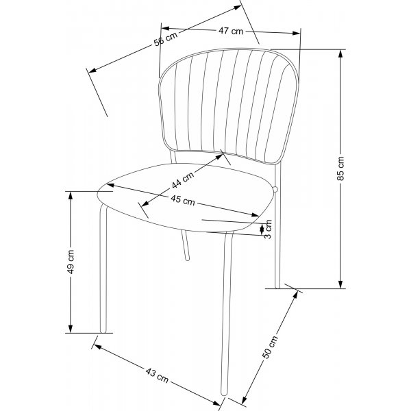 Cadeira ruokapöydän tuoli 499 - beige Cadeira ruokapöydän tuoli 499 - beige