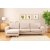 Berliinin divaani sohva metallijalat vasemmalla - Cream