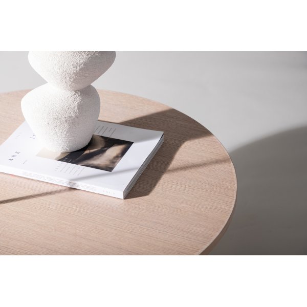 Askerön sohvapöytä Ø80 cm - Whitewash Askerön sohvapöytä Ø80 cm - Whitewash