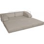 Lincoln 3-istuttava vuodesohva beige vakosametti