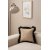 Firefly-tyynynpllinen 43 x 43 cm - Musta/beige