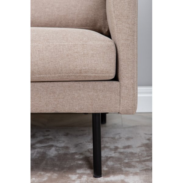 Eden nojatuoli - Ruskea kangas