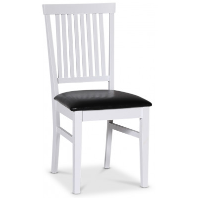 Fr-tuoli ulokkeilla ja PU-istuimella - valkoinen/musta + Huonekalujen tahranpoistoaine