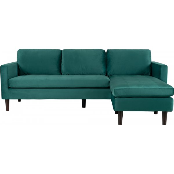 Vihreä divaanisohva, leveys 218 cm Vihreä divaanisohva, leveys 218 cm