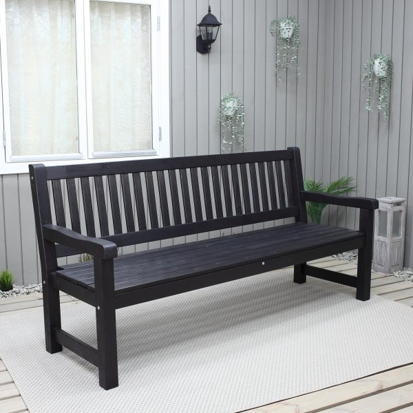 Brooklyn Bench - musta